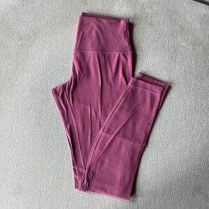 Pink Lululemon Align Leggings 28in size 8